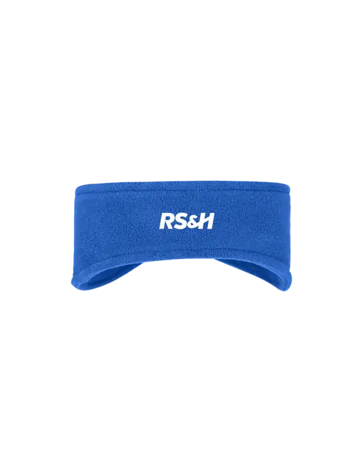 Royal Stretch Fleece Headband w/RS&H Logo