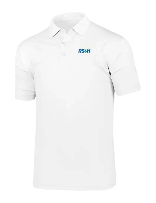 Callaway Vibrant Bright White Ventilated Polo w/RS&H Logo