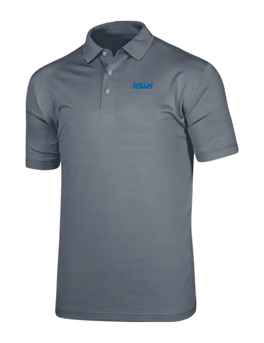 Callaway Vibrant Light Grey Ventilated Polo w/RS&H Logo