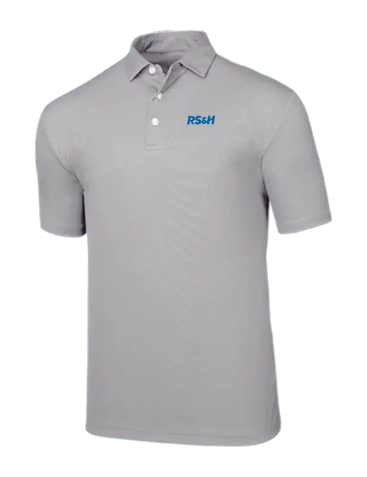 Callaway Birdseye Light Grey Polo w/RS&H Logo