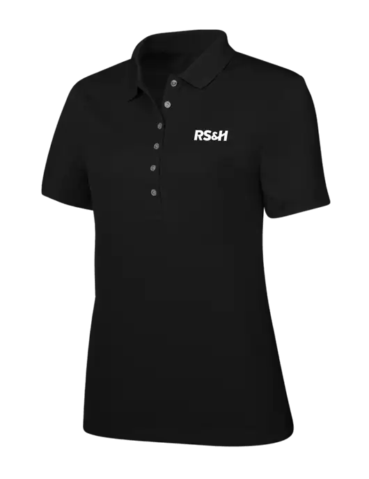 Callaway Womens Ottoman Black Polo w/RS&H Logo