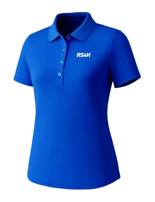 Callaway Womens Core Royal Performance Polo w/RS&H Logo