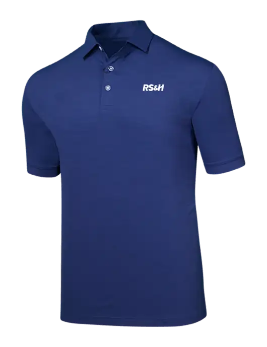 Callaway Navy Fashion Tonal Polo w/RS&H Logo