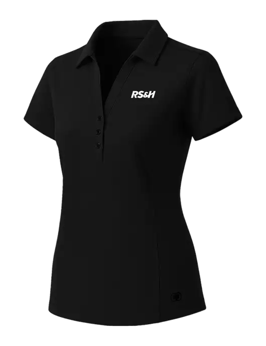 OGIO Womens Blacktop ONYX Polo w/RS&H Logo