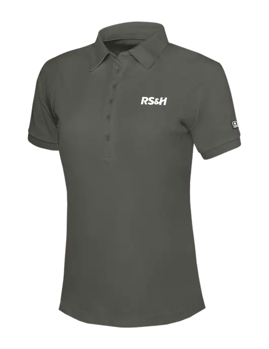 OGIO Womens Medium Grey Jewel Polo w/RS&H Logo
