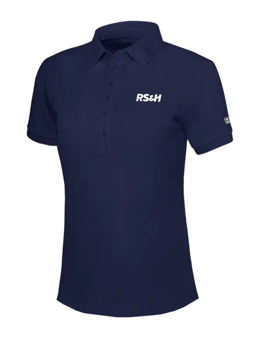 OGIO Womens Navy Jewel Polo w/RS&H Logo