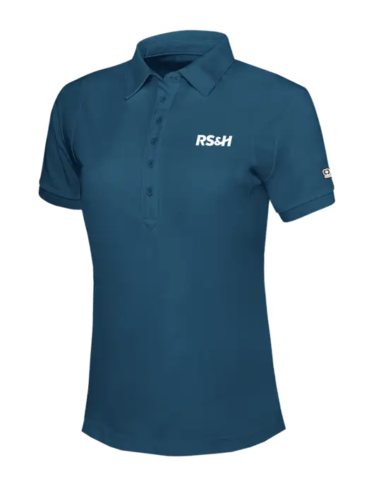 OGIO Womens Light Navy Jewel Polo w/RS&H Logo