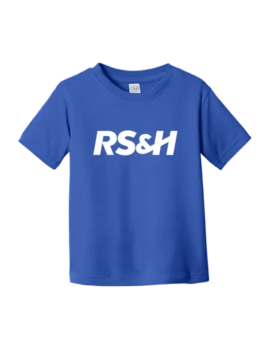 Rabbit Skins Royal Toddler Fine Jersey Tee w/RS&H Logo