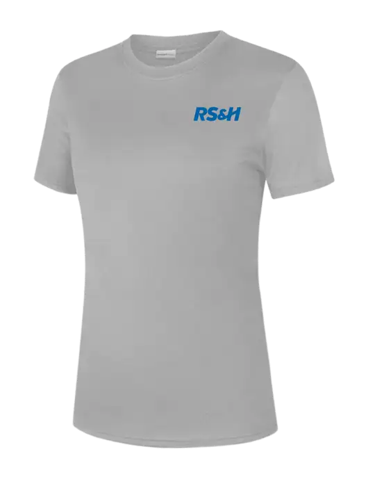  Womens Light Grey PosiCharge Competitor Tee w/RS&H Logo