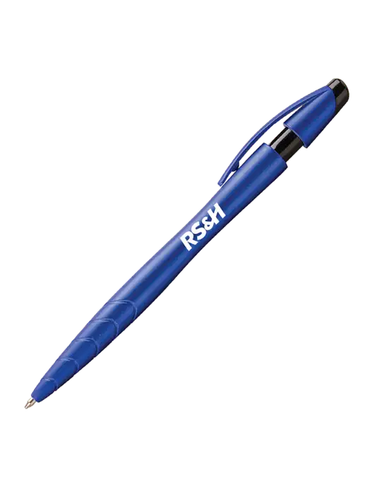 Awali Blue Metallic Pen - Black Ink w/RS&H Logo