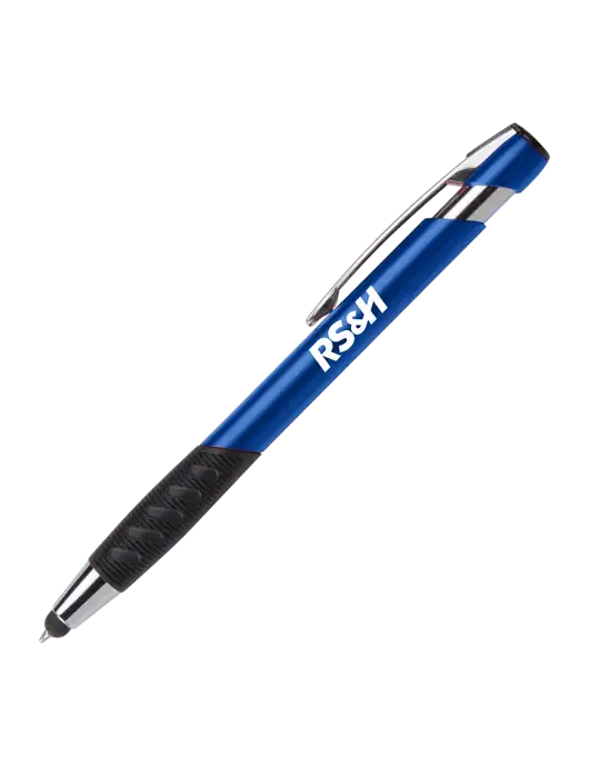 Alize Blue Stylus Black Ink Pen w/RS&H Logo