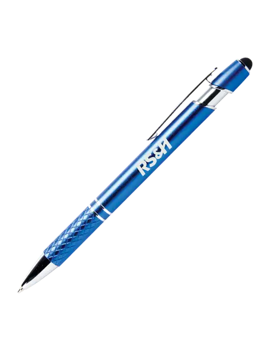 Valencia Blue Stylus Pen - Black Ink w/RS&H Logo