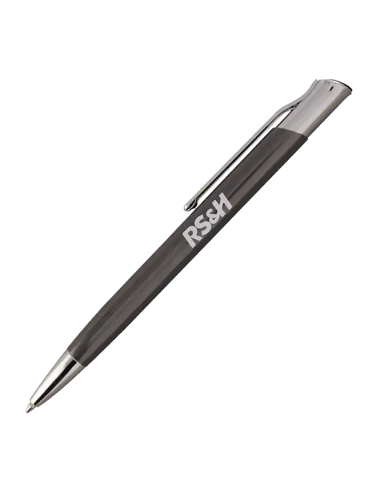 San Malo Gunmetal Pen - Black Ink w/RS&H Logo