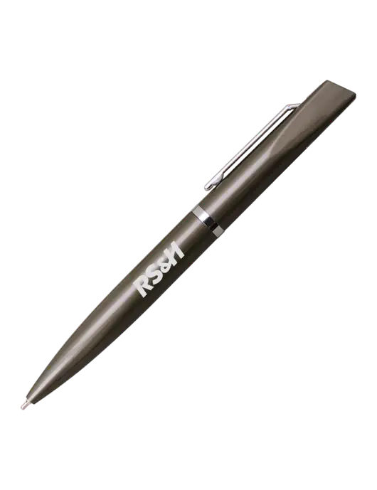 Santos Gunmetal Pen - Black Ink w/RS&H Logo