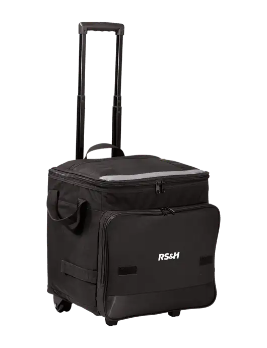 Black Rolling Cooler w/RS&H Logo
