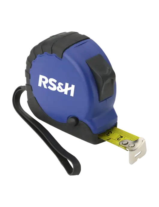 Blue Tape Measure, 16' w/RS&H Logo