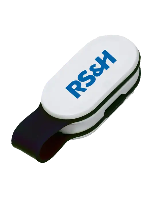 Magna Clip Black Personal Safety Light w/RS&H Logo