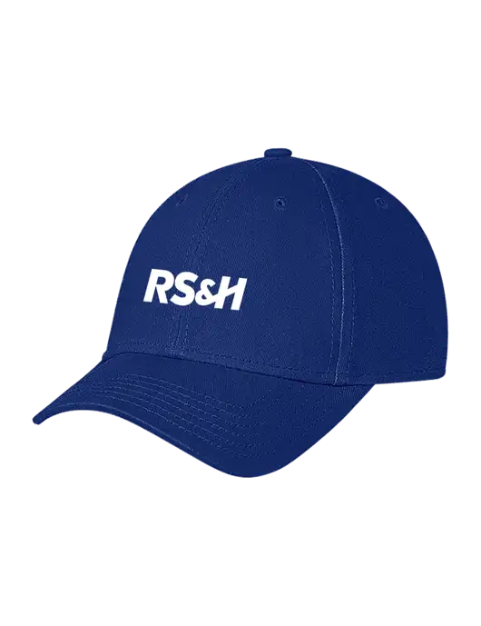Royal Structured Soft Snap Closure Hook & Loop Cap w/RS&H Logo