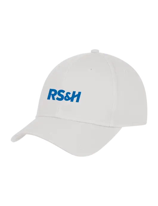 White Structured Cap Hook & Loop w/RS&H Logo