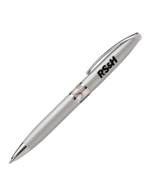 Illusion Silver Pen - Black Ink w/RS&H Logo