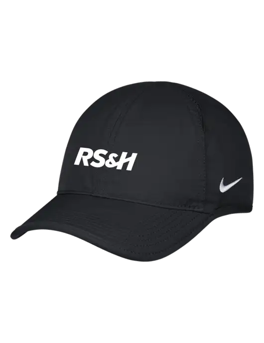 Nike Black Featherlight Cap w/RS&H Logo