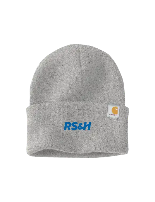 Carhartt Light Grey Heather Watch Cap 2.0 w/RS&H Logo