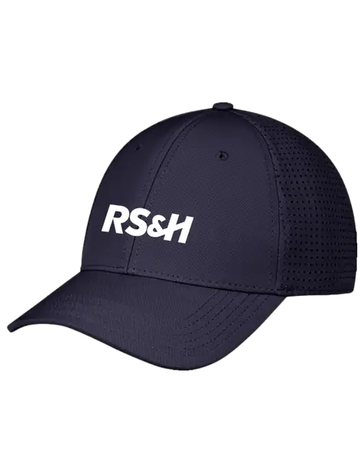 Navy Performance Stretchable Cap Hook & Loop w/RS&H Logo
