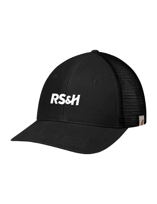 Carhartt Black Canvas Trucker Cap w/RS&H Logo