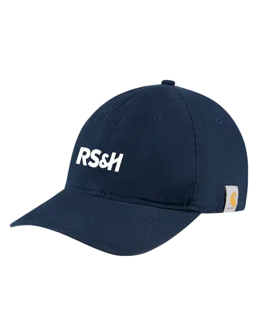 Carhartt Navy Cotton Canvas Cap w/RS&H Logo