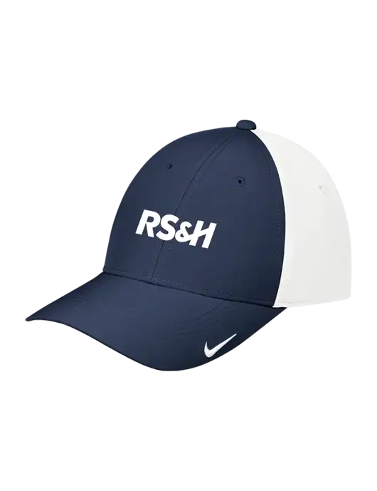 Nike Navy/White Dri-FIT Legacy Cap w/RS&H Logo