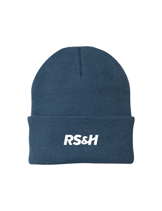 Dark Slate Knit Cap w/RS&H Logo
