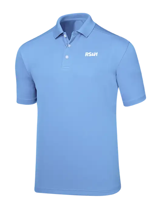 Callaway Core Light Blue Performance Polo w/RS&H Logo