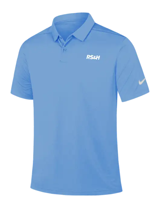 Nike Light Blue Dry Essential Solid Polo w/RS&H Logo