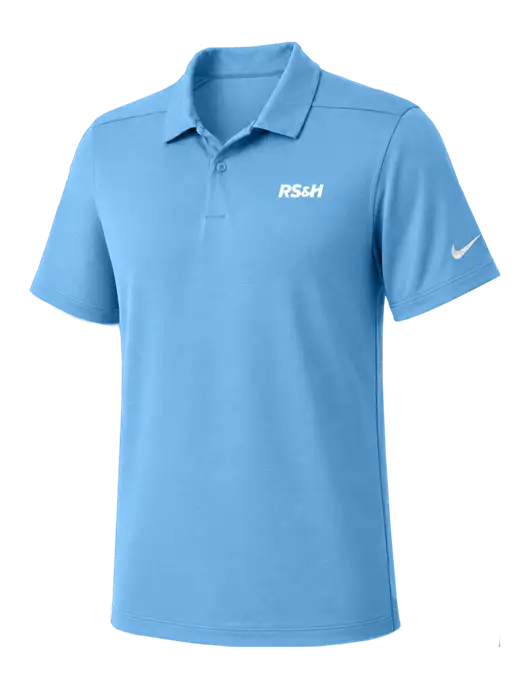 Nike Light Blue Dry Essential Solid Polo w/RS&H Logo