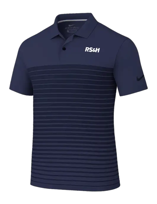Nike Navy Dri-FIT Vapor Block Polo w/RS&H Logo