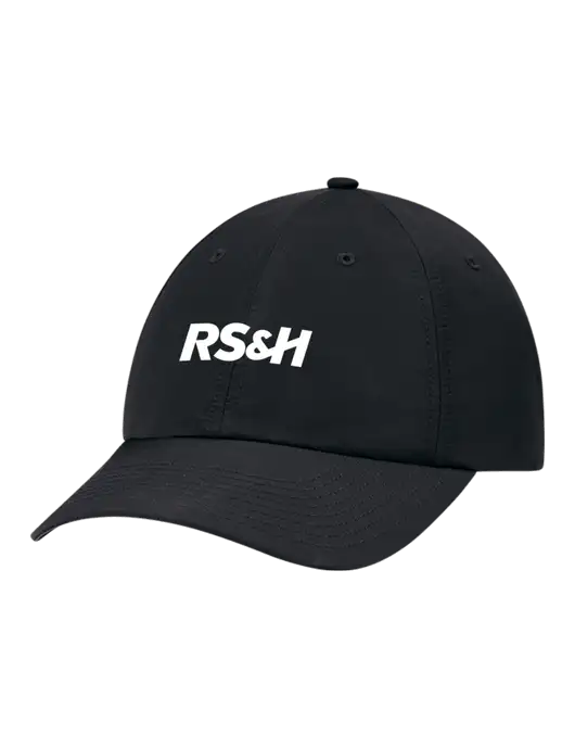 Richardson Relaxed Performance Lite Black Cap w/RS&H Logo