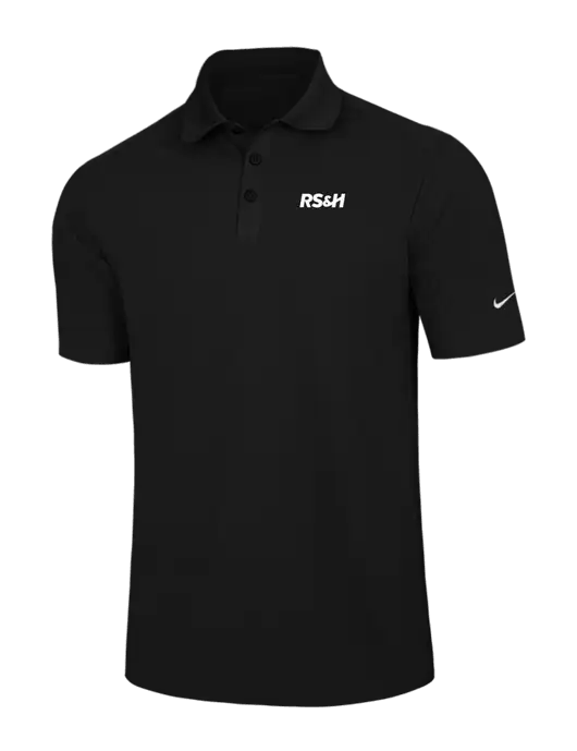 Nike Black Dri-FIT Classic Polo w/RS&H Logo