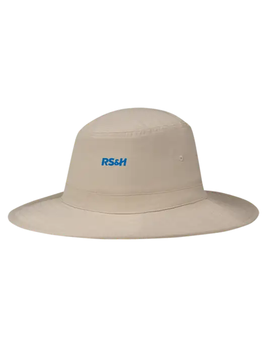 Tan Booney Sun Hat w/RS&H Logo