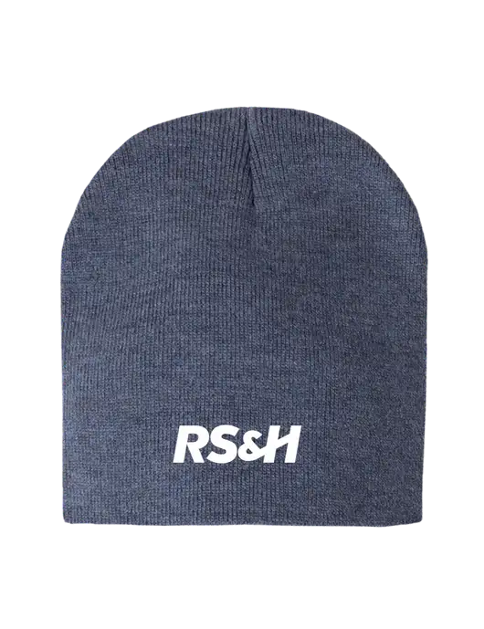 Navy Heather Element Knit Beanie w/RS&H Logo