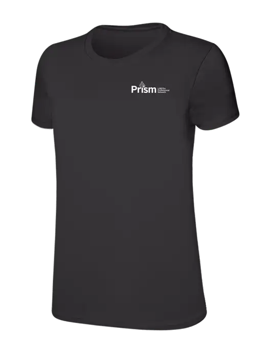Womens Ring Spun Charcoal 4.5 oz T-Shirt w/RS&H Prism Logo