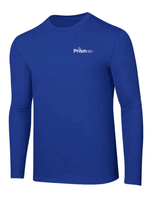 Ring Spun True Royal 4.5 oz Long Sleeve T-Shirt w/RS&H Prism Logo