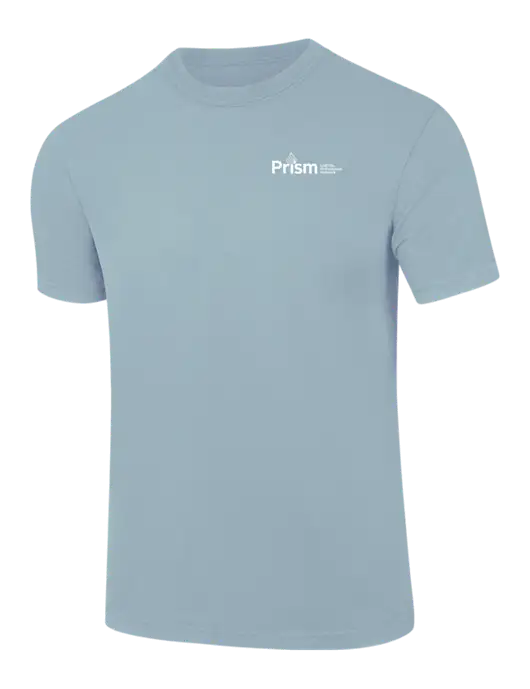 Comfort Colors 6.1 oz Light Blue Heavyweight Ring Spun T-Shirt w/RS&H Prism Logo