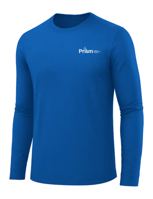 Long Sleeve Royal Blue PosiCharge Competitor Tee w/RS&H Prism Logo