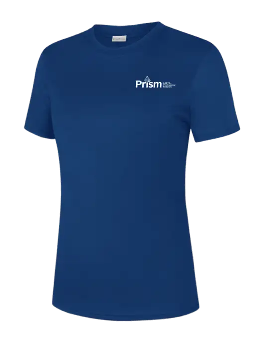 Womens Royal PosiCharge Competitor Tee w/RS&H Prism Logo