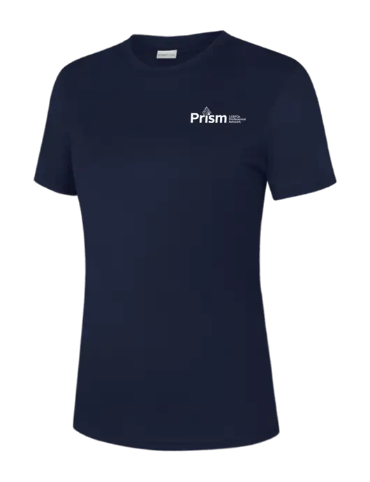 Womens Navy PosiCharge Competitor Tee w/RS&H Prism Logo