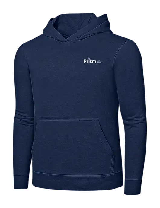 Navy 7.8 oz Ring Spun Hooded Sweatshirt w/RS&H Prism Logo