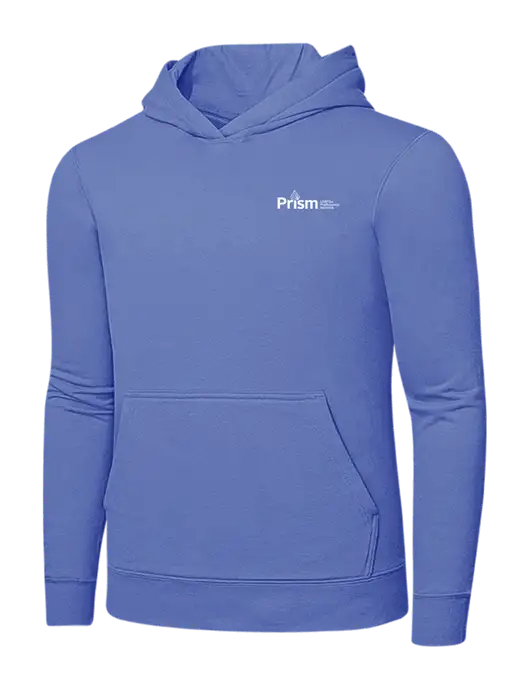 Carolina Blue 7.8 oz Ring Spun Hooded Sweatshirt w/RS&H Prism Logo