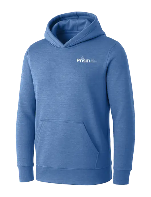 Womens Royal Heather Core Fleece Pullover Hooded Sweatshirt w/RS&H Prism Logo