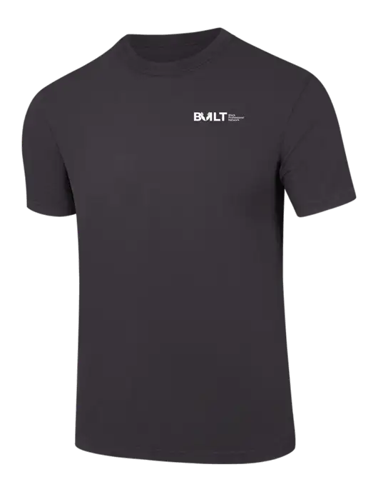 Comfort Colors 6.1 oz Dark Grey Heavyweight Ring Spun T-Shirt w/RS&H BUILT Logo