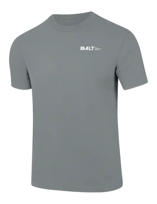 Comfort Colors 6.1 oz Medium Grey Heavyweight Ring Spun T-Shirt w/RS&H BUILT Logo